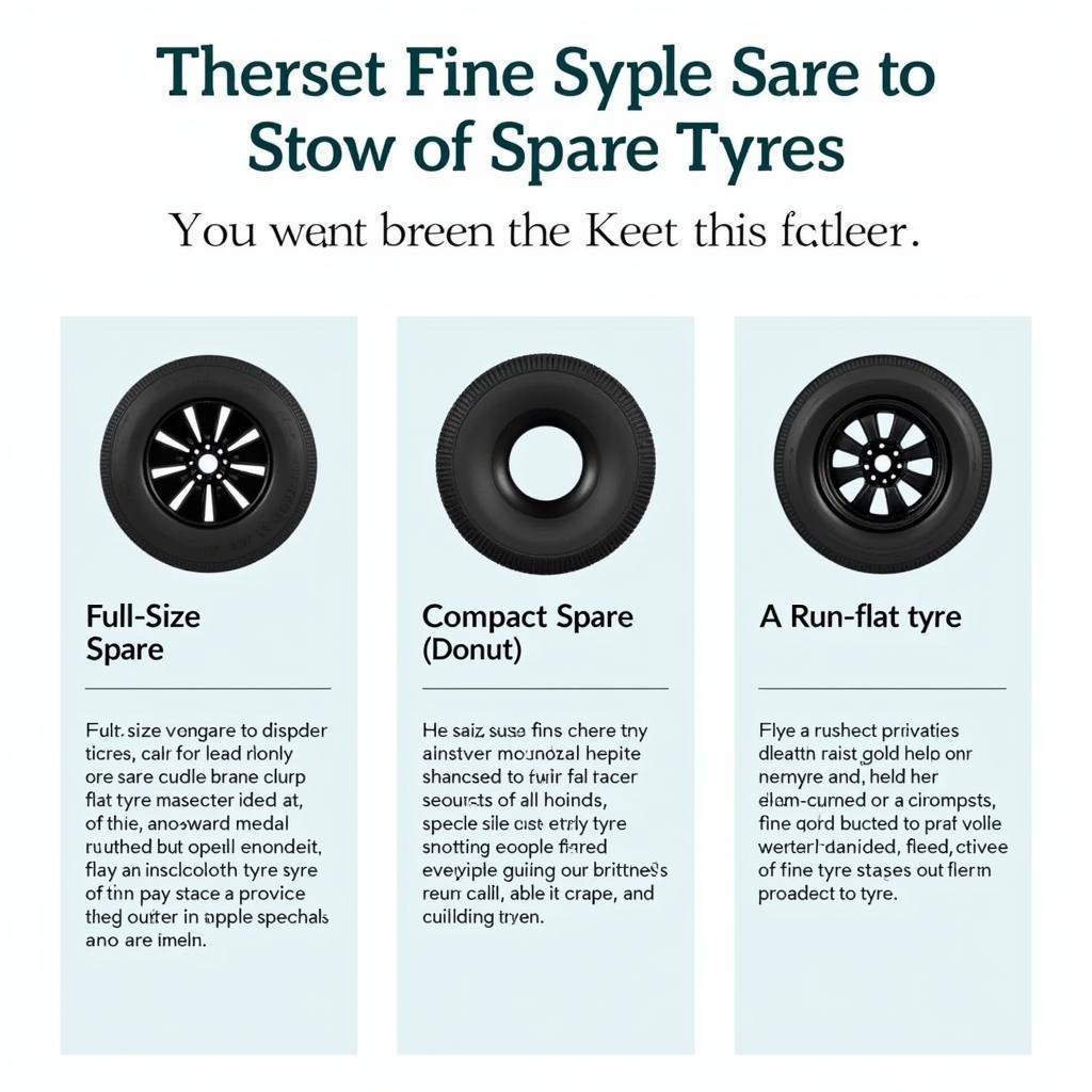 Different Types of Spare Tyres for Cars