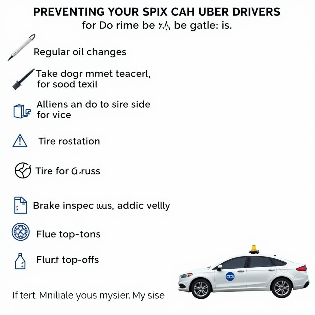 Uber Car Preventative Maintenance Checklist