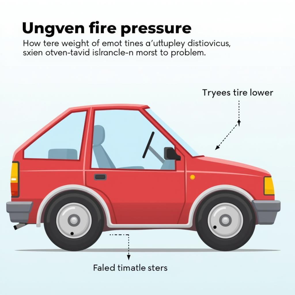 Uneven Tire Pressure Affecting Weight Distribution