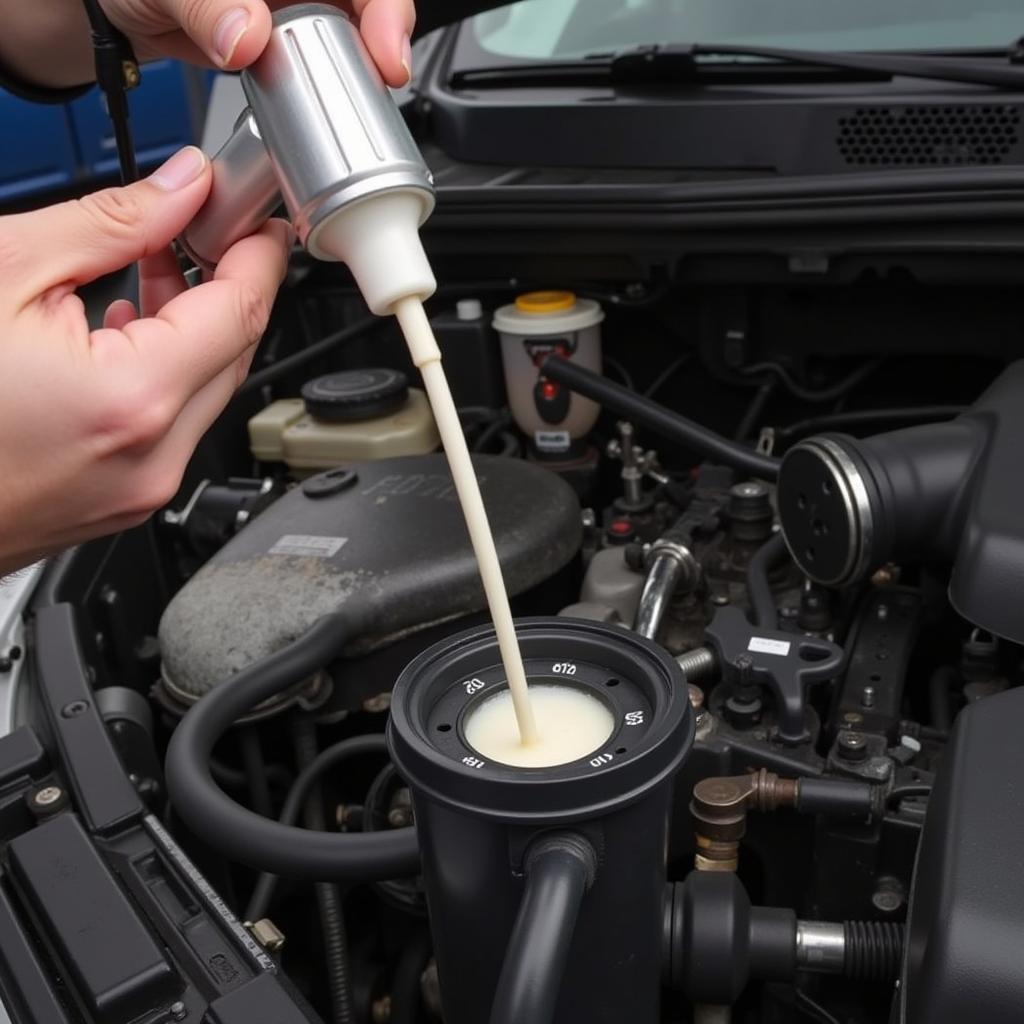 Checking the Transmission Fluid of a Used Jeep Compass