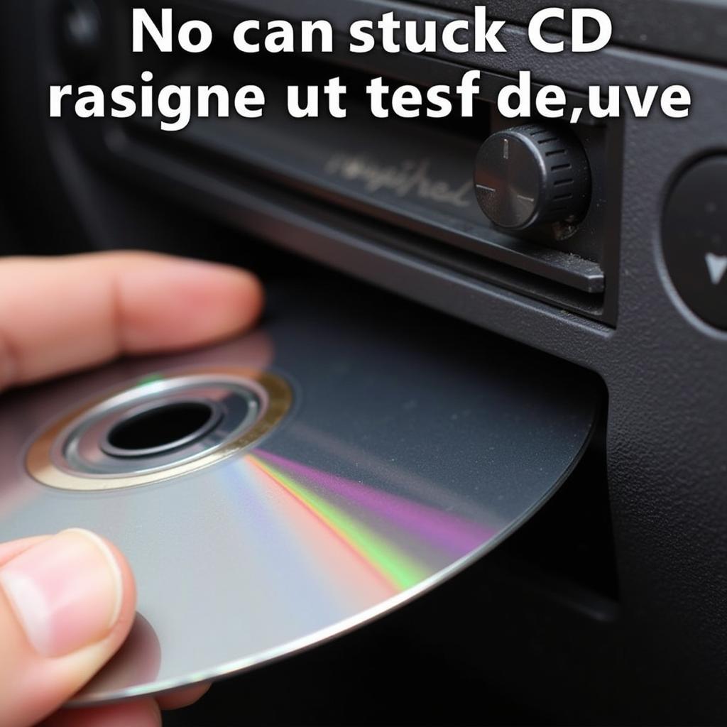 Using a Credit Card to Eject a Stuck CD