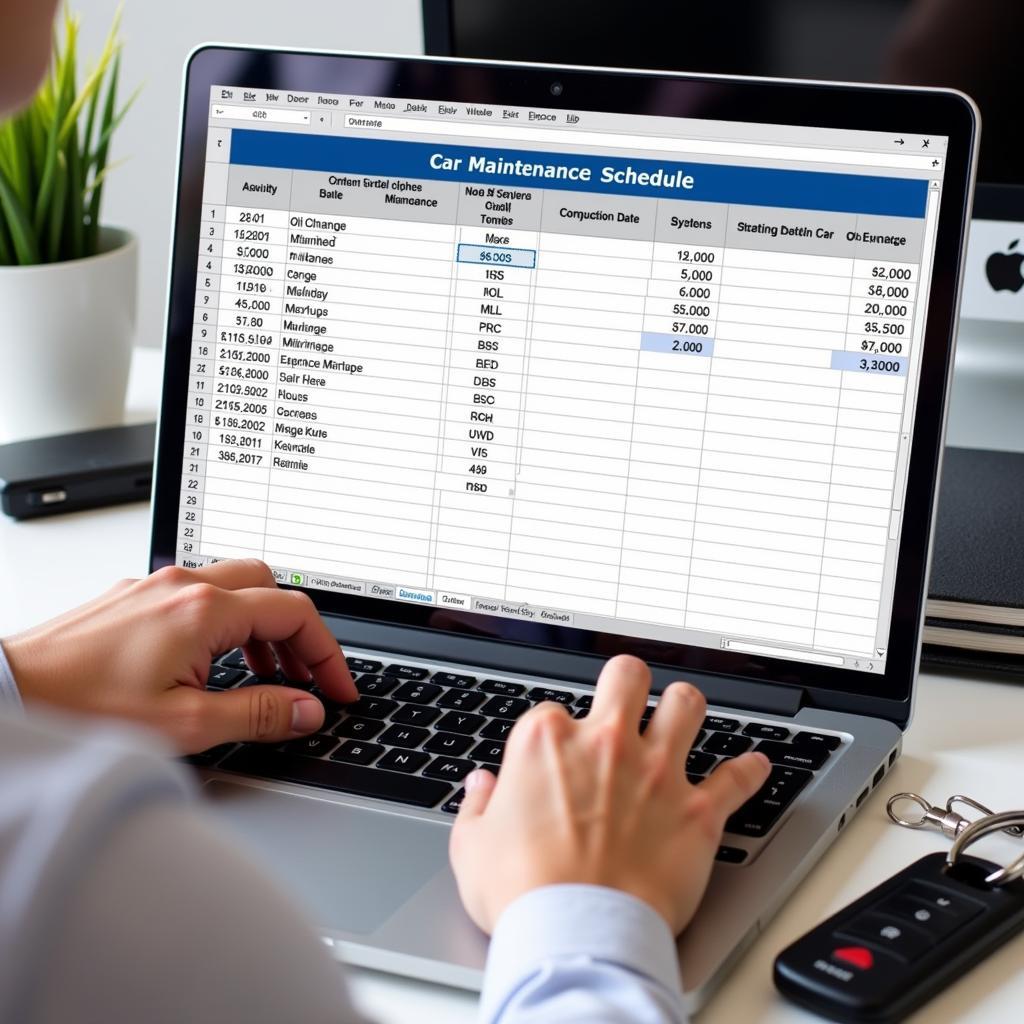 Using Excel for Car Maintenance Tracking