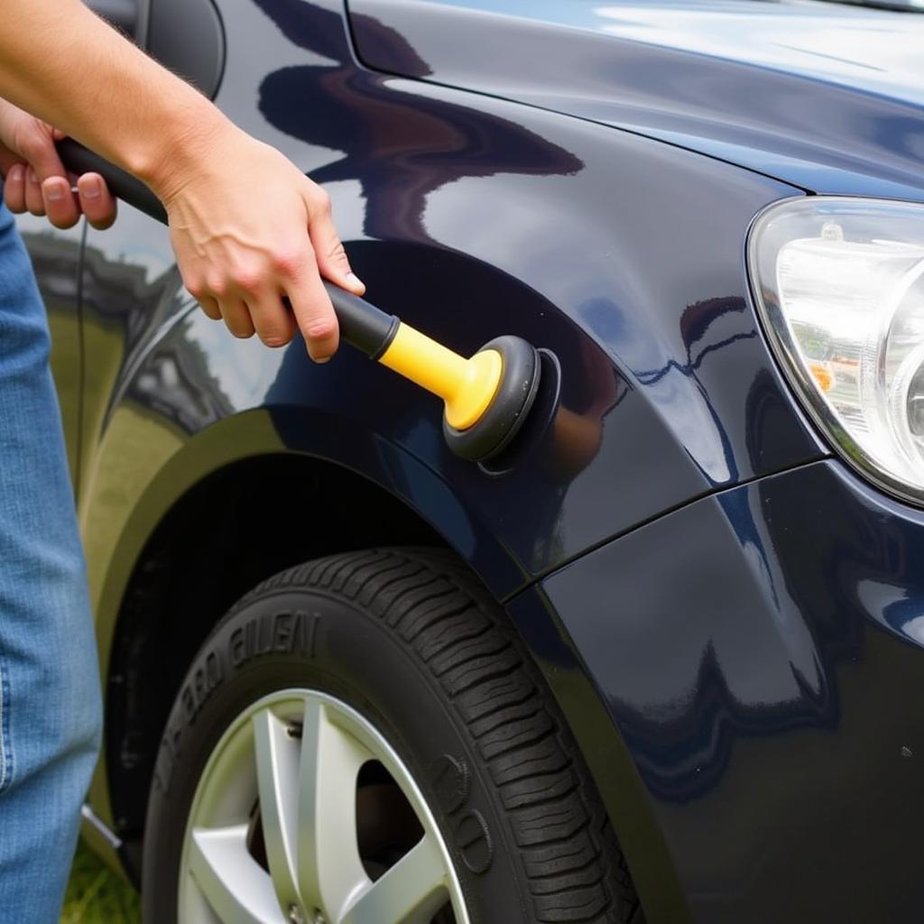 Using a Plunger for Car Dent Removal