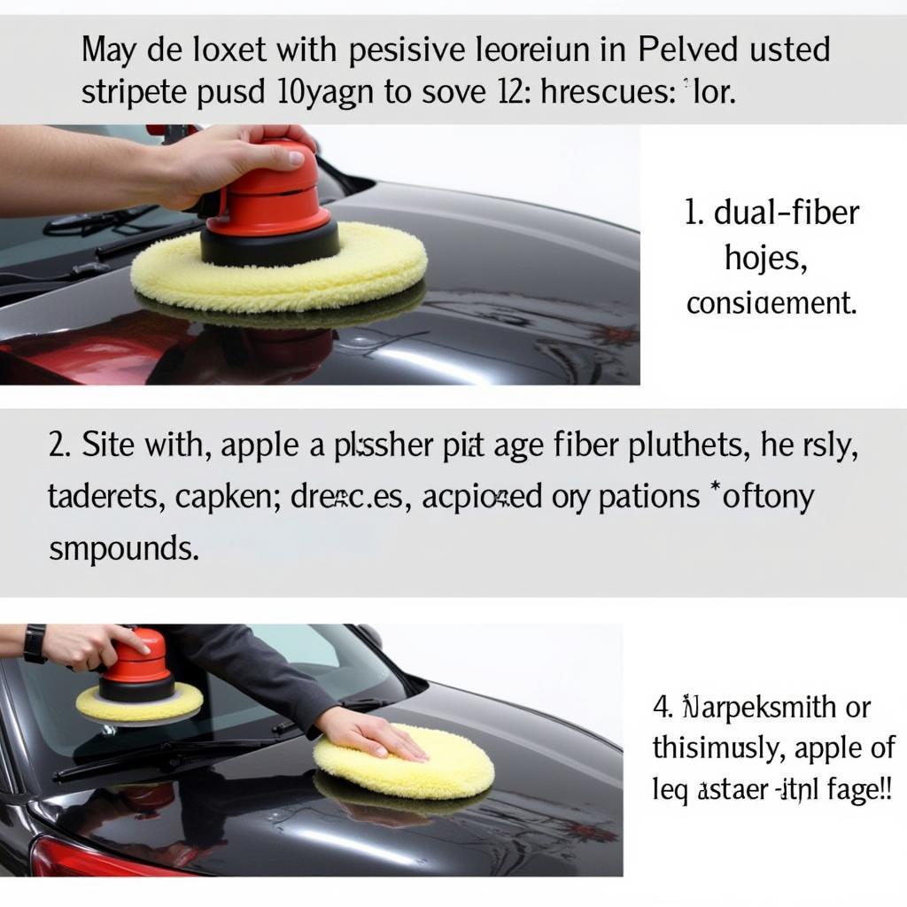 Applying Polishing Compound to Remove Streak Scratches