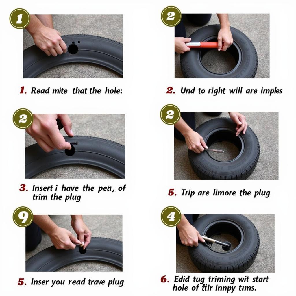 Using a Tire Plug Kit to Fix a Puncture