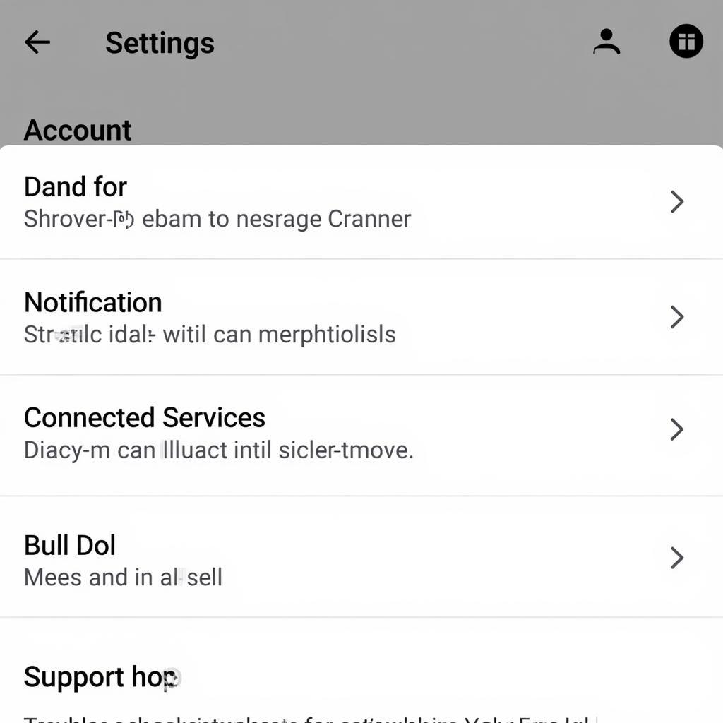 Volvo On Call App Settings Menu