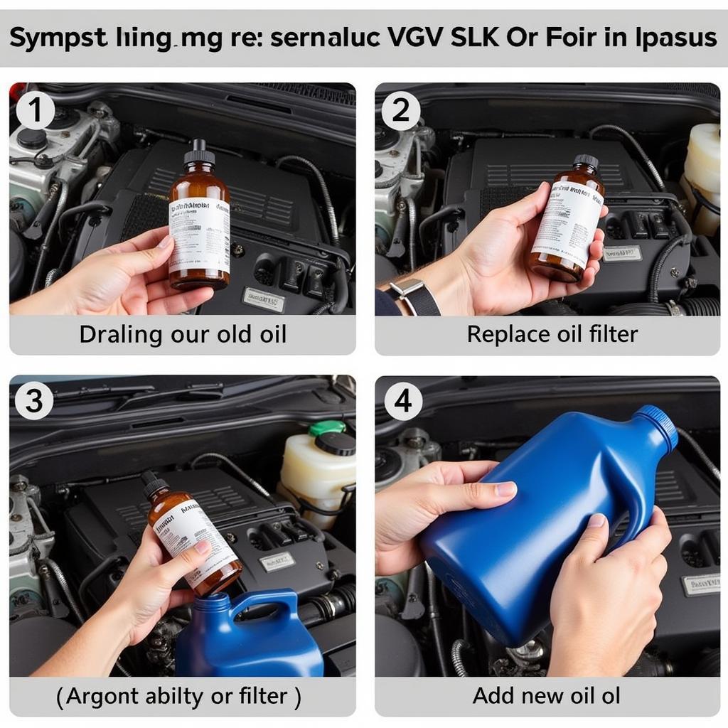 VW Engine Oil Change Process