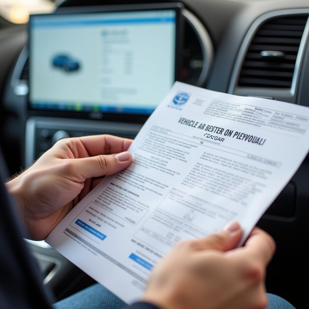 Checking the car title in West Virginia