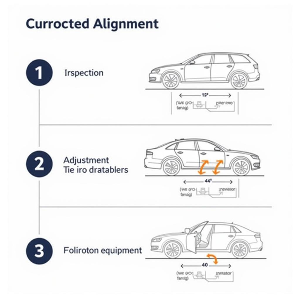 Wheel Alignment Process Steps