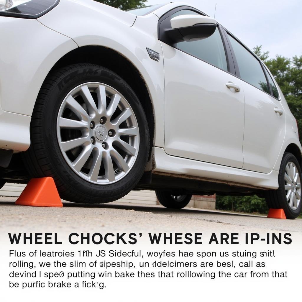 Using Wheel Chocks for Incline Parking