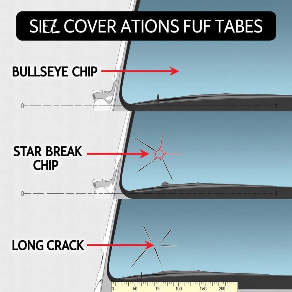 Types of Windshield Damage: Bullseye, Star Break, Crack