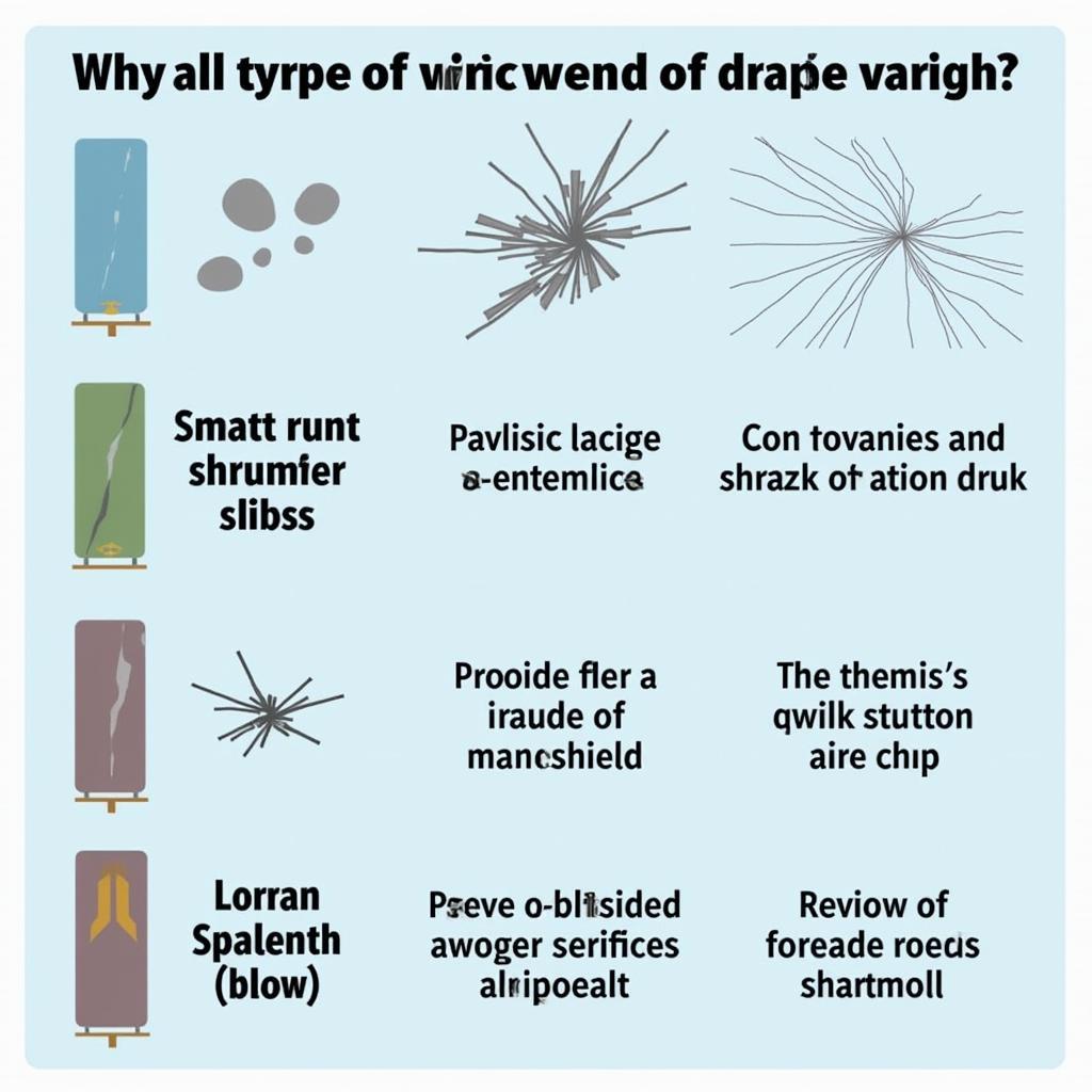 Windshield Damage Types: Chip, Crack, Shatter