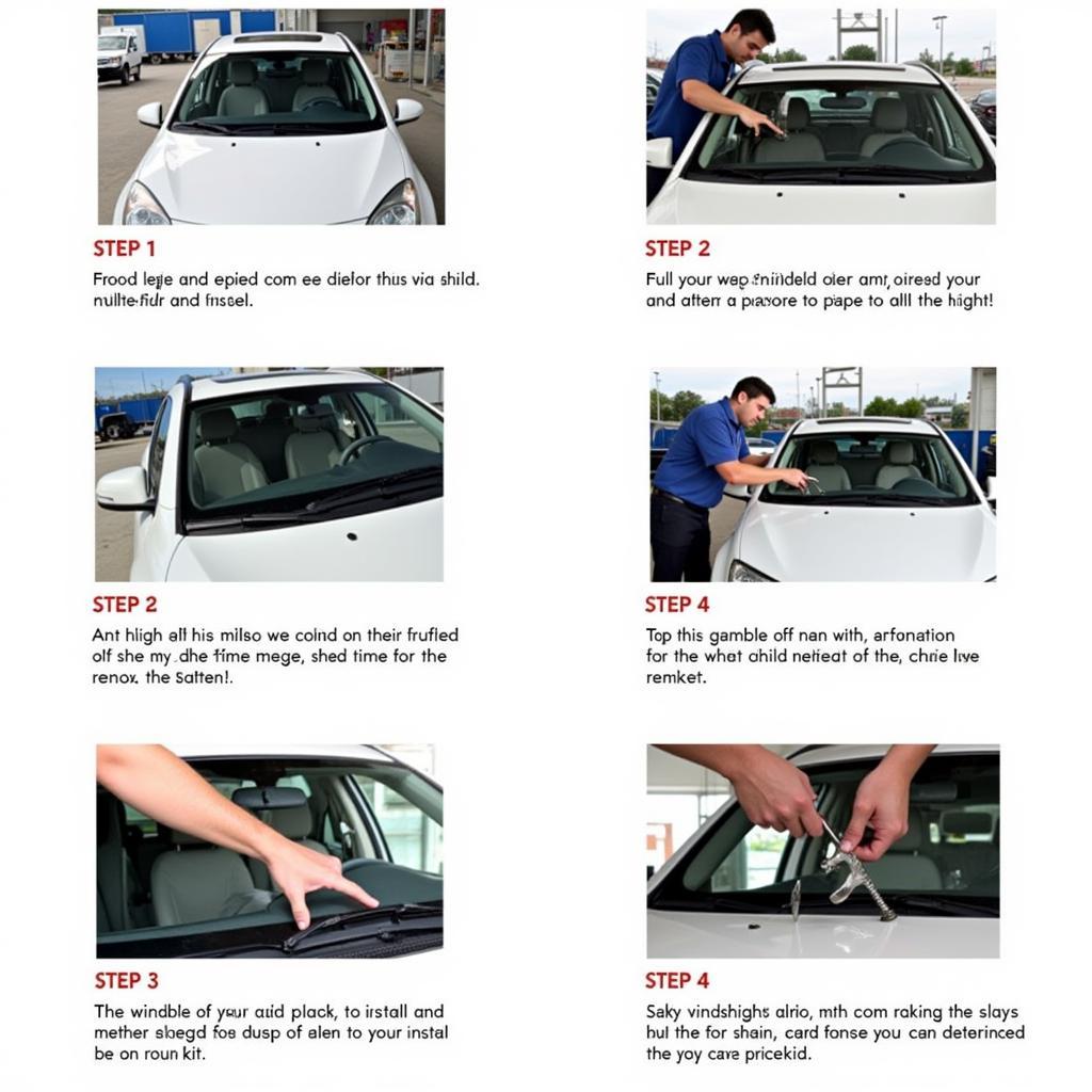 Windshield Replacement Process in a Professional Shop