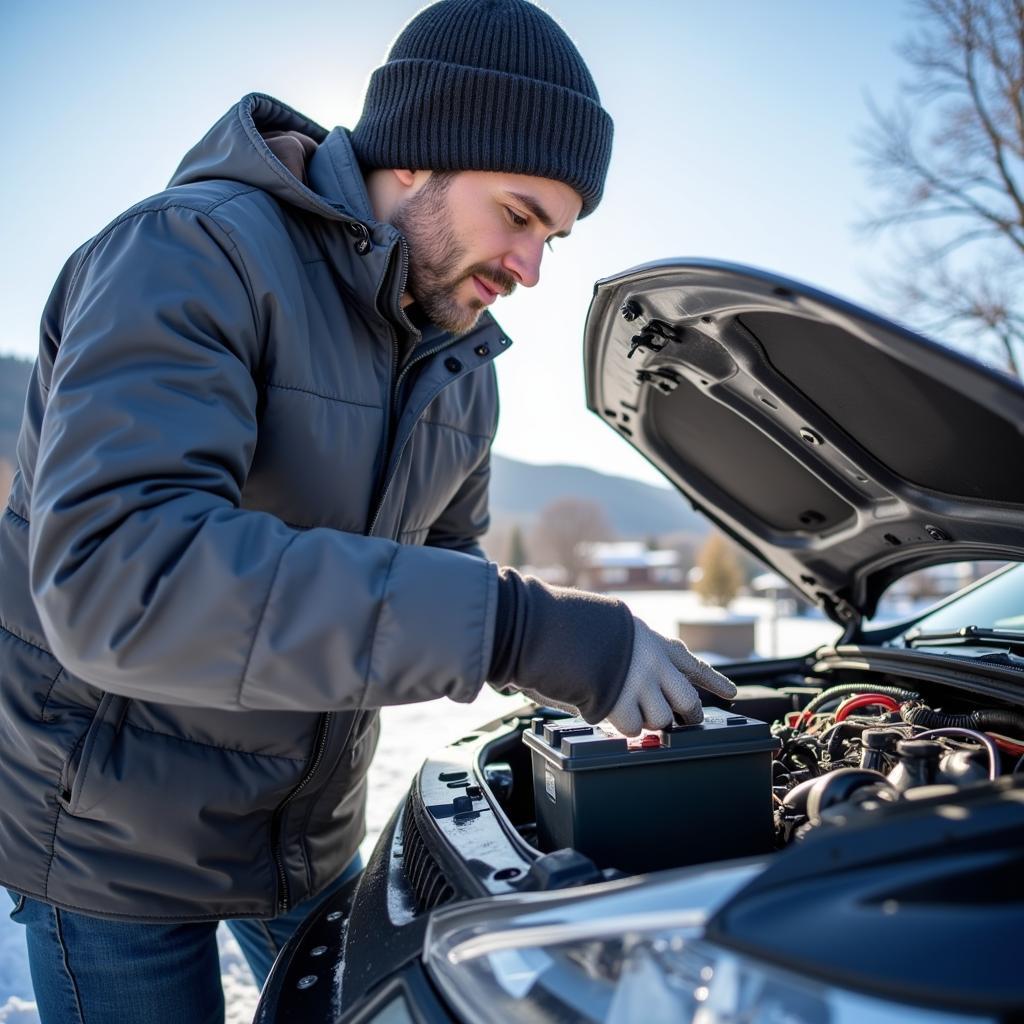 Winter Car Battery Care Rexburg Idaho