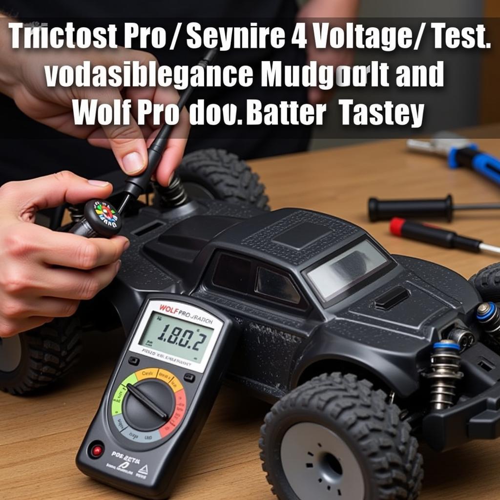 Checking the Wolf Pro RC Car Battery