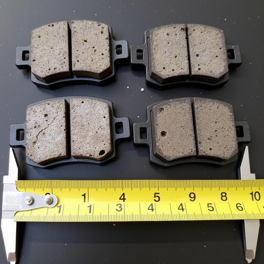 Worn Brake Pads After Towing a Heavy Load