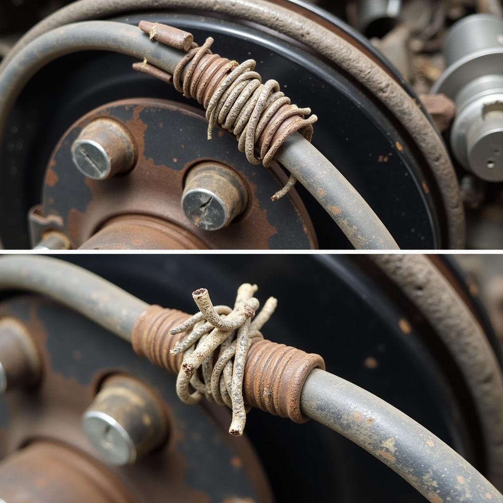 Worn Handbrake Cables: Signs of Wear and Tear