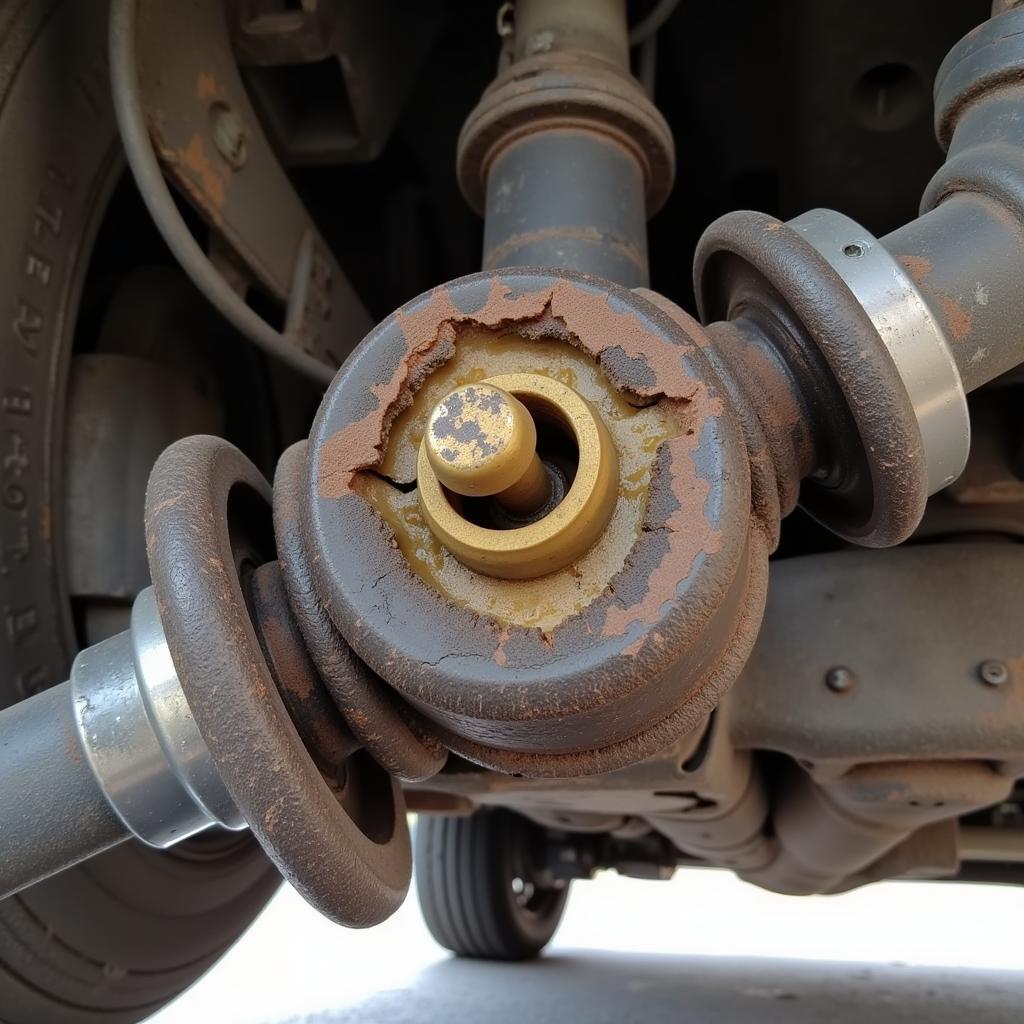 Worn Out Ball Joint on a Lincoln Town Car