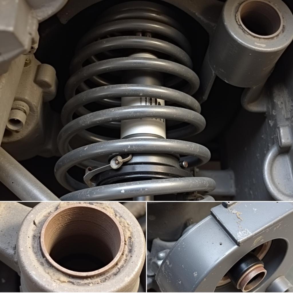 Worn Out Car Suspension Parts