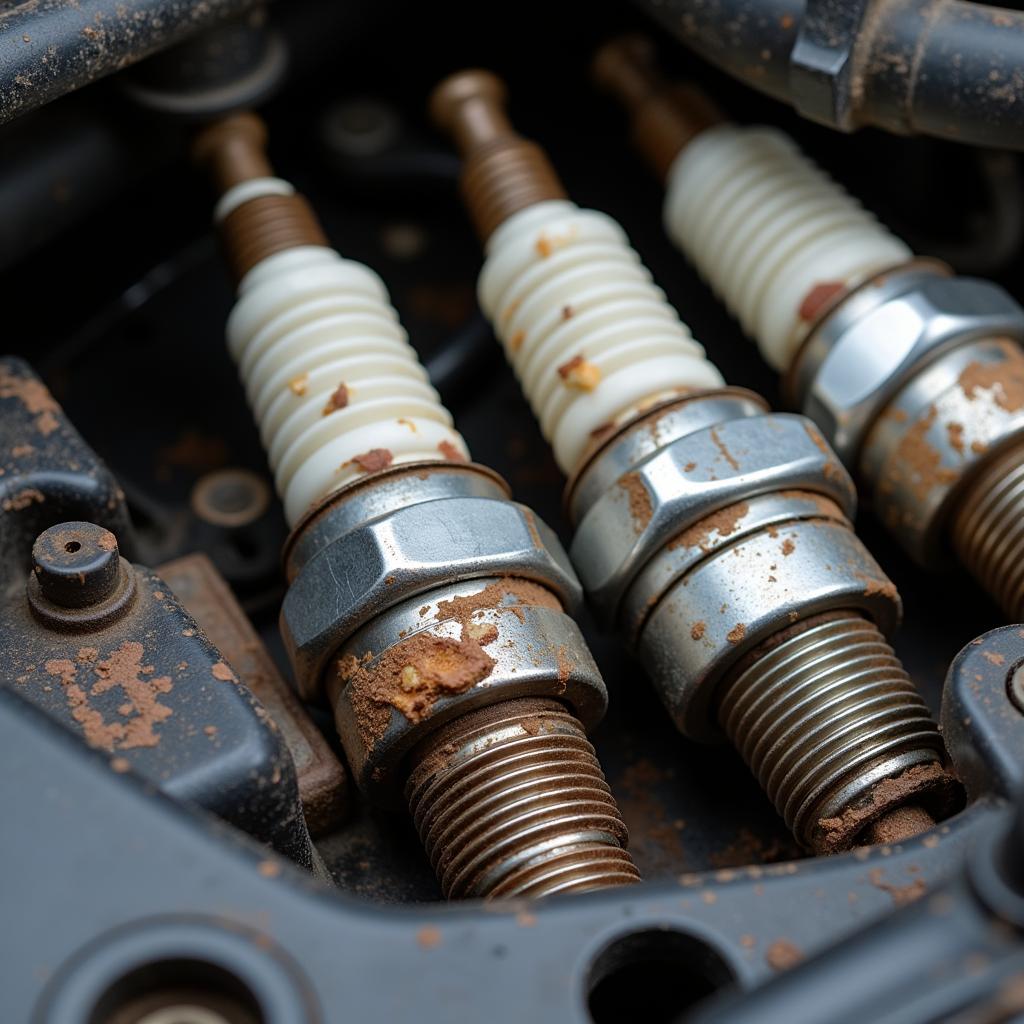 Worn Spark Plugs Causing Car Uphill Struggle