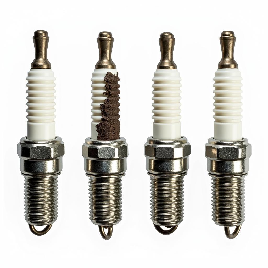 Worn Spark Plugs Affecting Car Performance