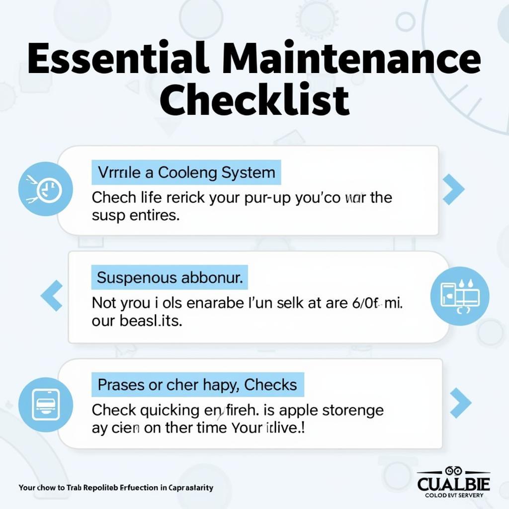 120k Mile Car Maintenance Checklist