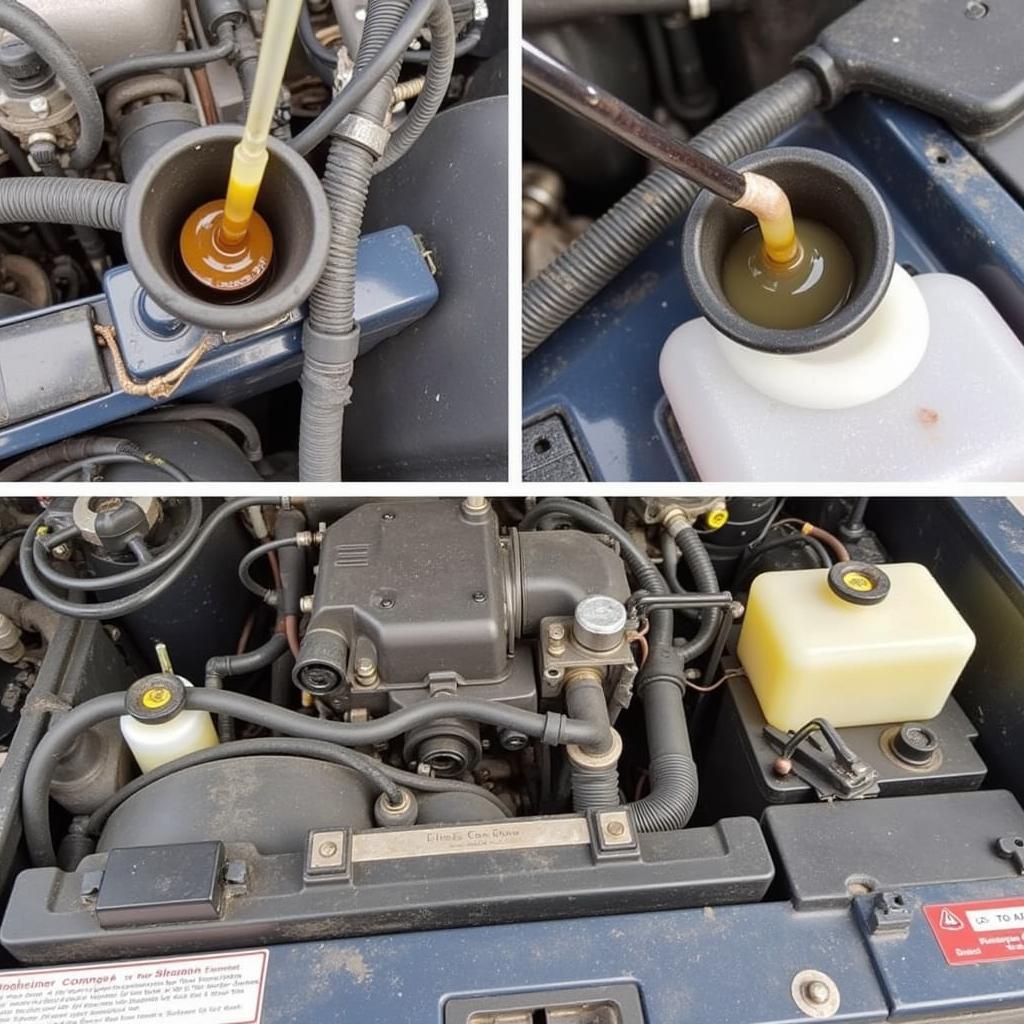 Checking Transmission Fluid in a 1988 Lincoln Town Car