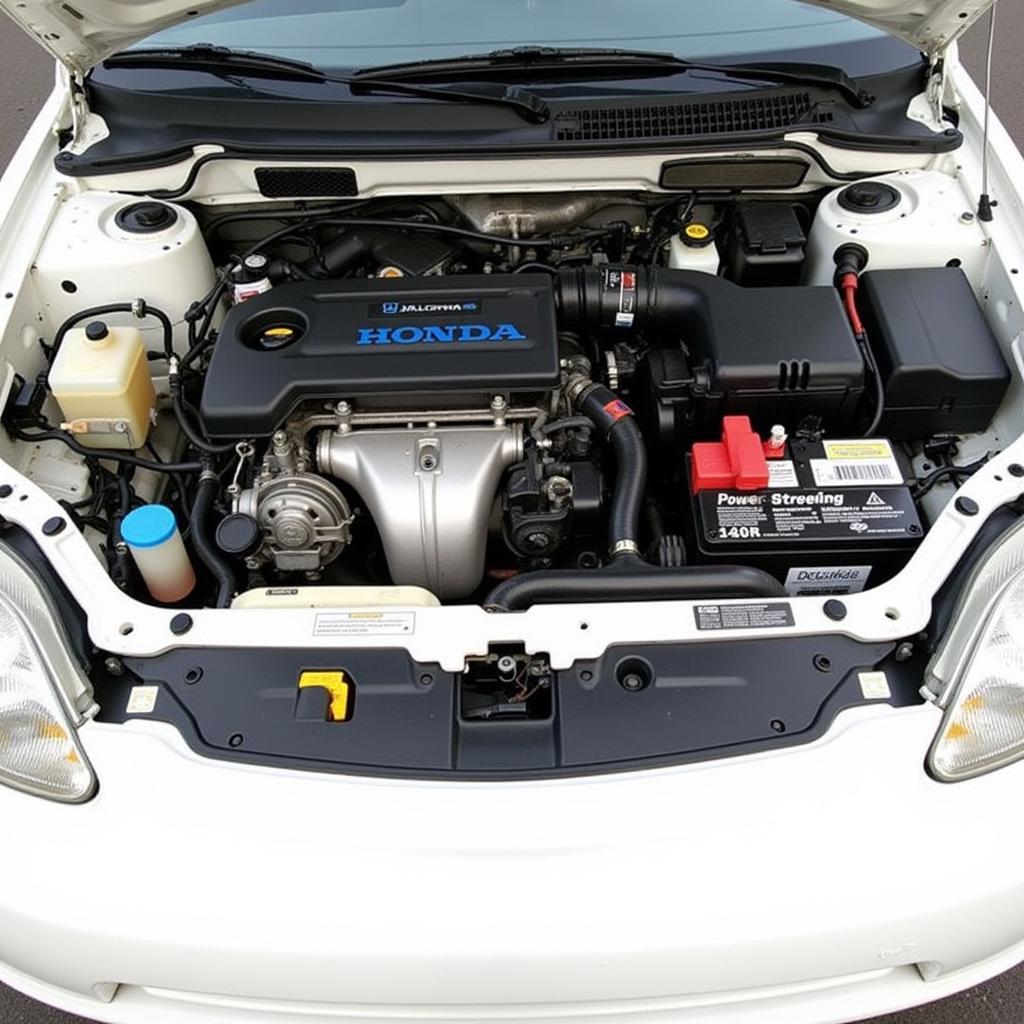 1999 Honda Civic Engine Compartment Overview