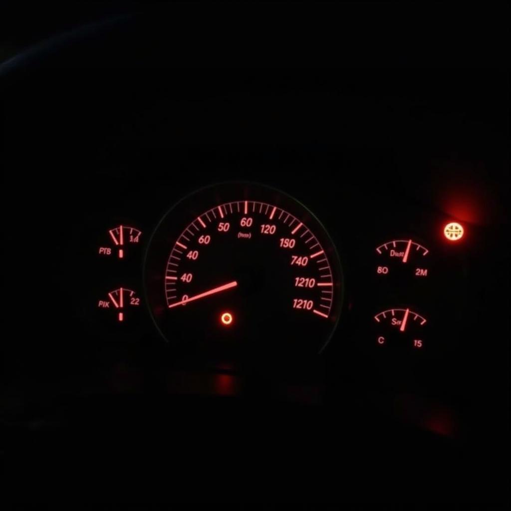 Dim Instrument Cluster in a 2000 Lincoln Town Car