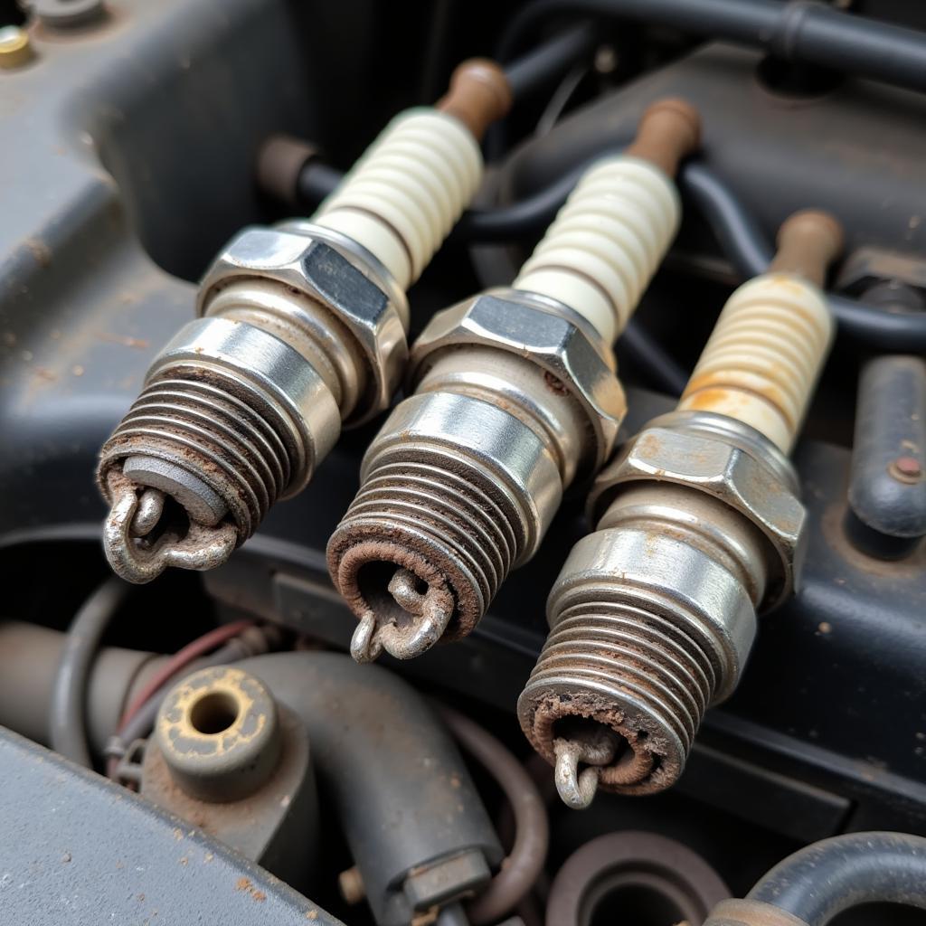 2000 Lincoln Town Car Misfire: Worn Spark Plugs