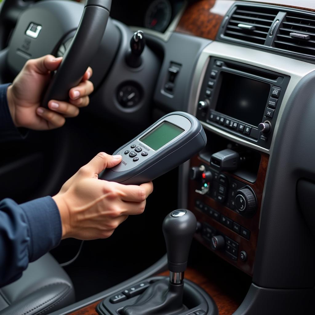 Using a Diagnostic Scanner on a 2003 Lincoln Town Car Signature