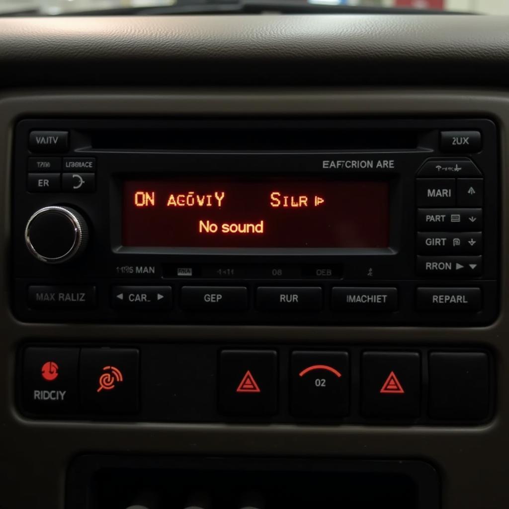 2003 Lincoln Town Car Radio Showing No Sound