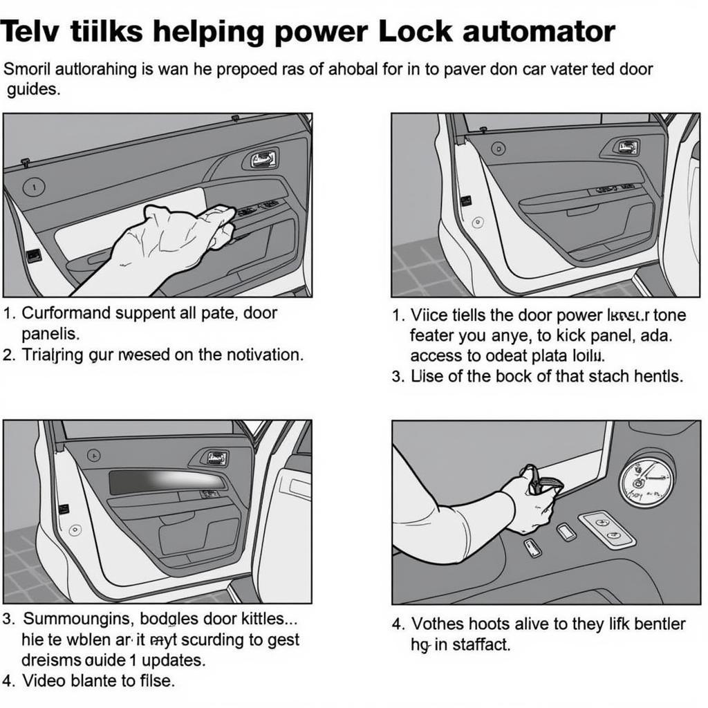 2004 Lincoln Town Car Door Panel Removal: Step-by-step guide on how to remove the door panel to access the power lock actuator.