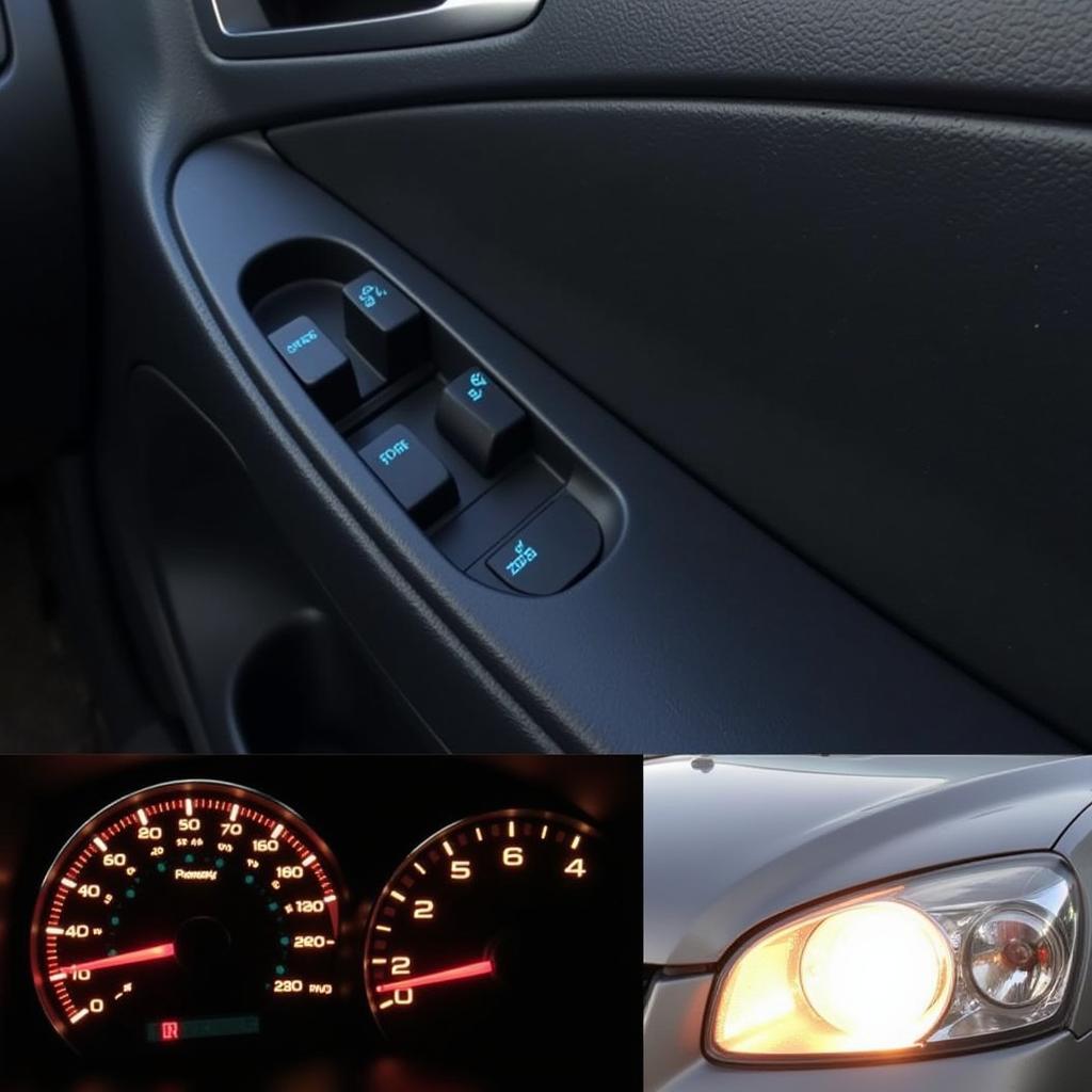 Electrical Problems in a 2008 Chevy Aveo: Power Windows, Instrument Cluster, Headlights