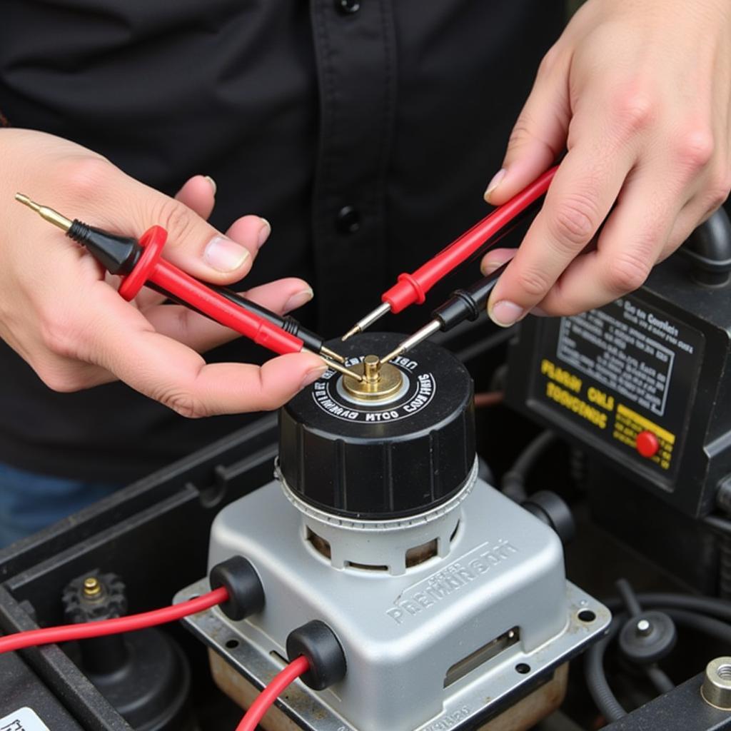 Testing the solenoid of a 2016 Club Car Precedent