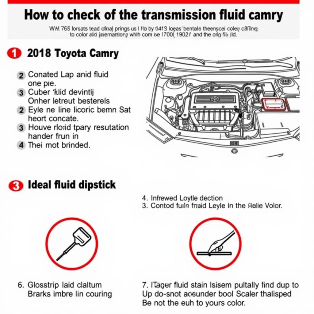 Checking Transmission Fluid in a 2018 Toyota Camry