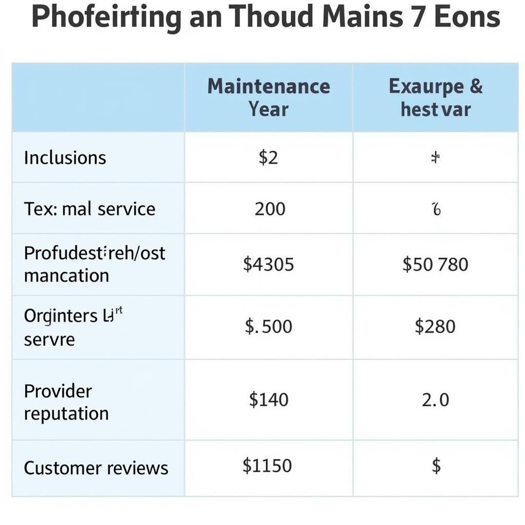 Comparing 2-Year Car Maintenance Plans in El Paso, TX