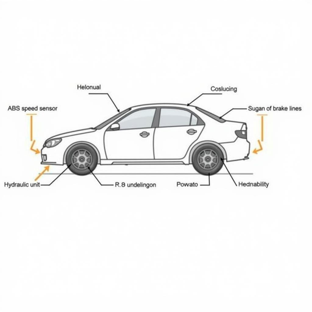 Diagram of a Car's ABS System