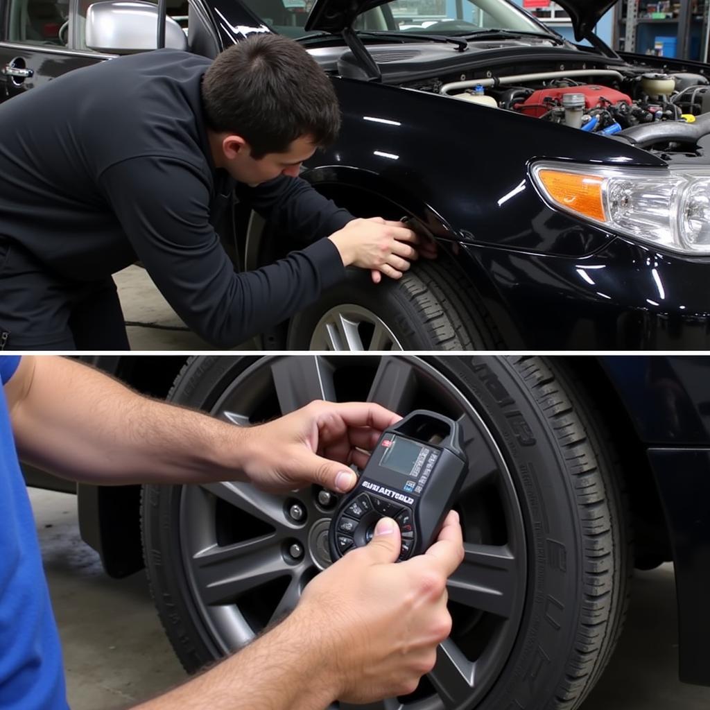 Aftermarket Part Installation on a Car