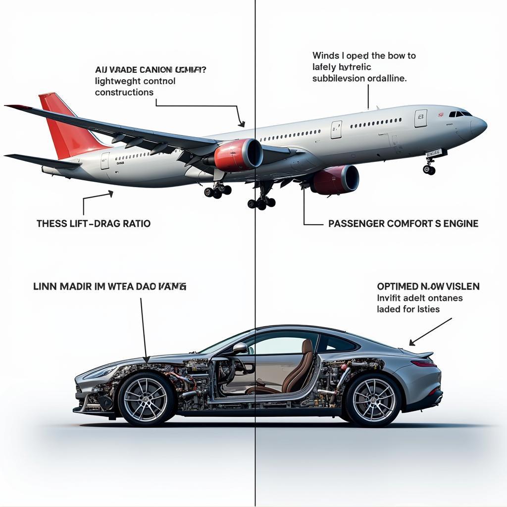 Airplane and Car Design Constraints Comparison