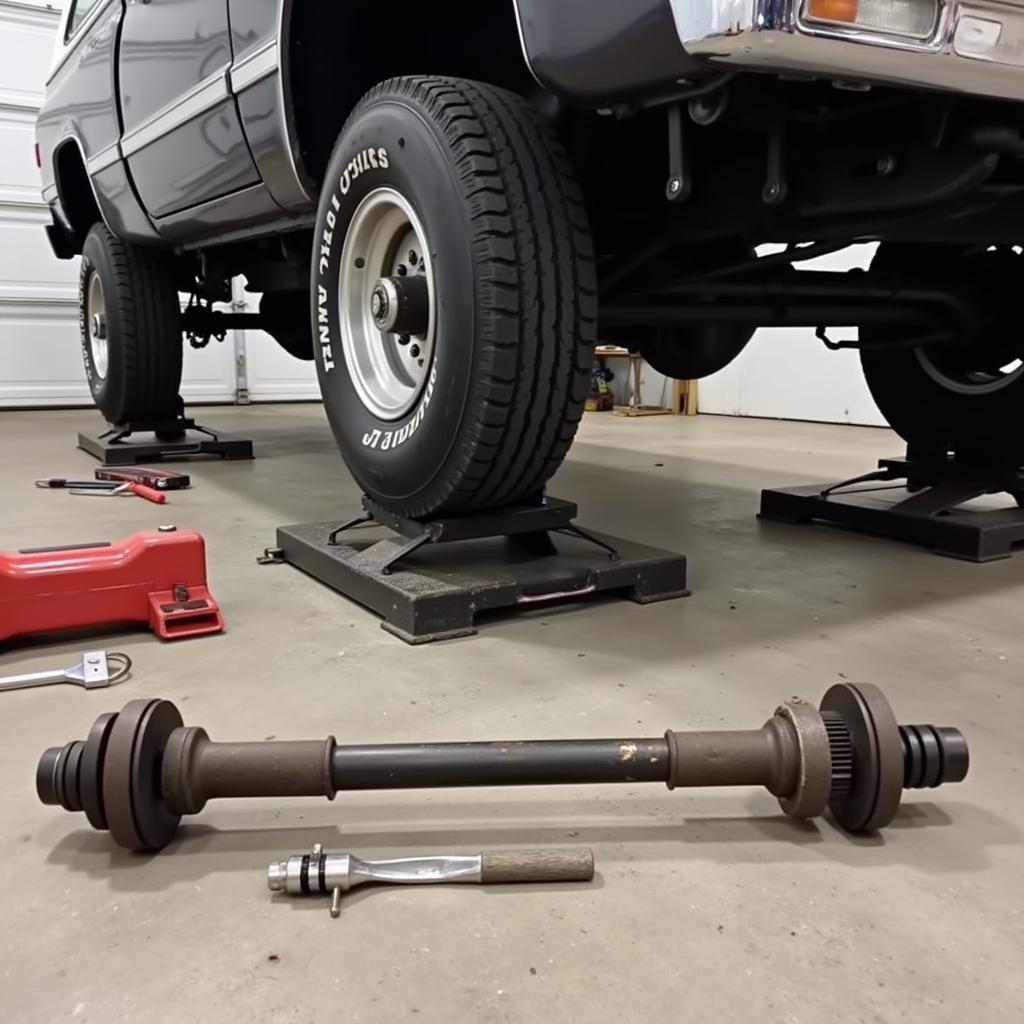 AMC 10 Axle Shaft Replacement