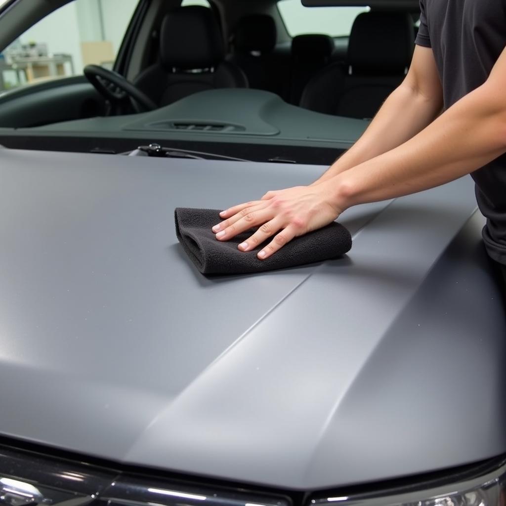 Applying Matte Paint Sealant