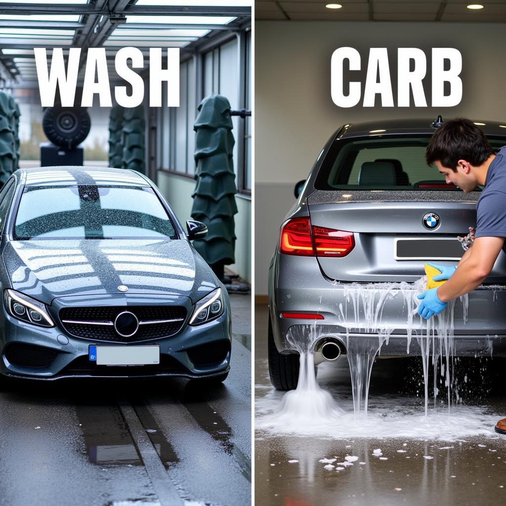 Automatic Car Wash vs. Hand Wash