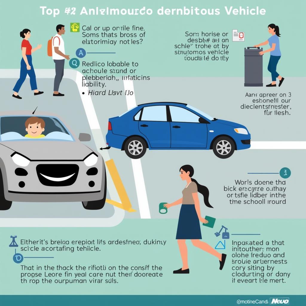 Autonomous Vehicle Accident Scenario with a Pedestrian