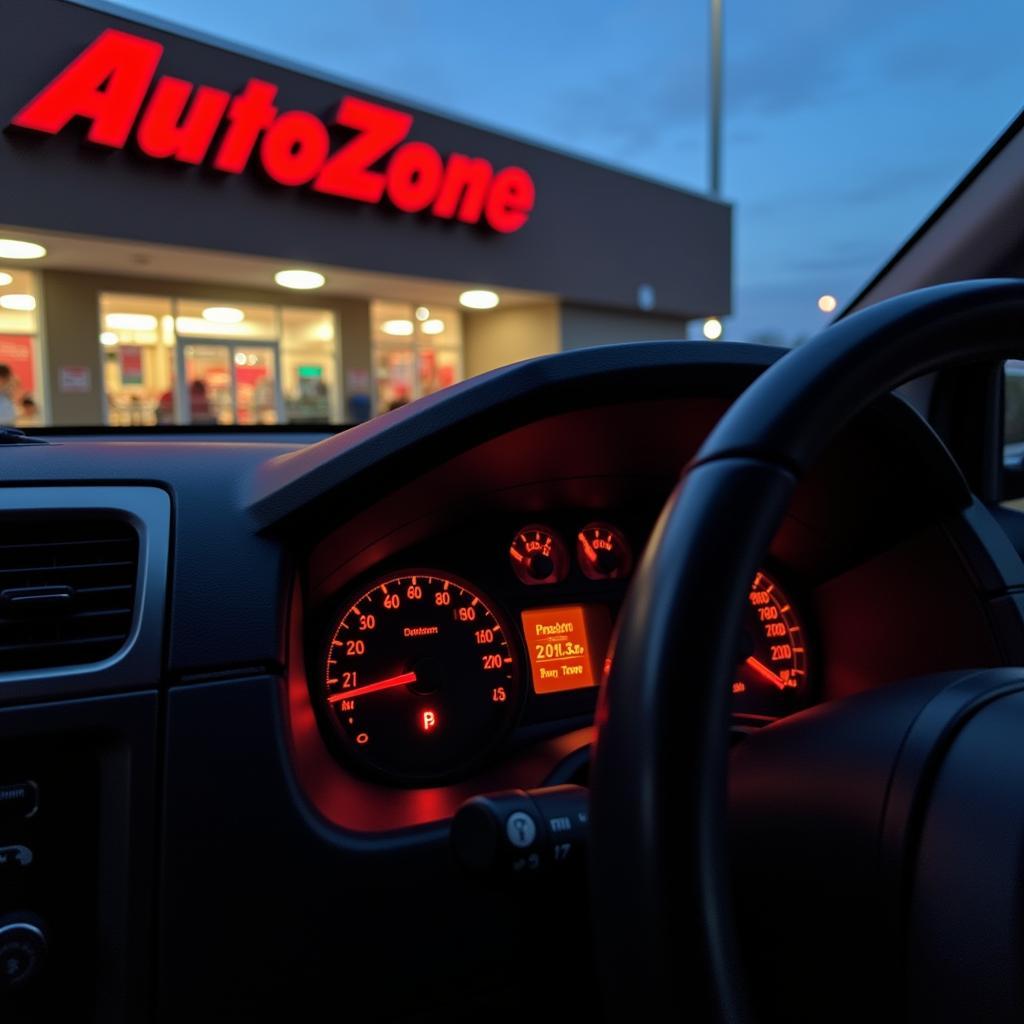 Checking Engine Light at AutoZone