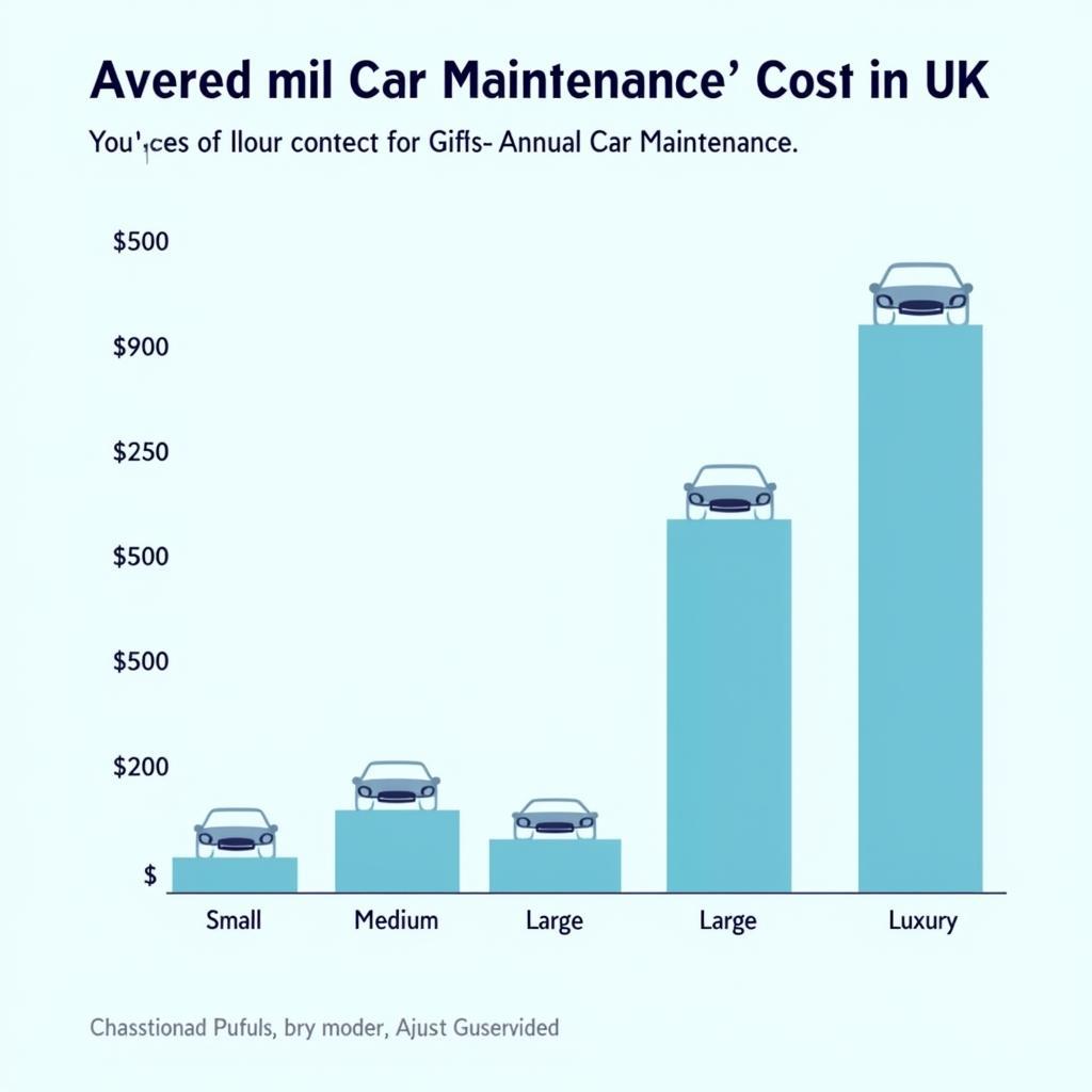 Average Car Maintenance Cost in the UK Chart