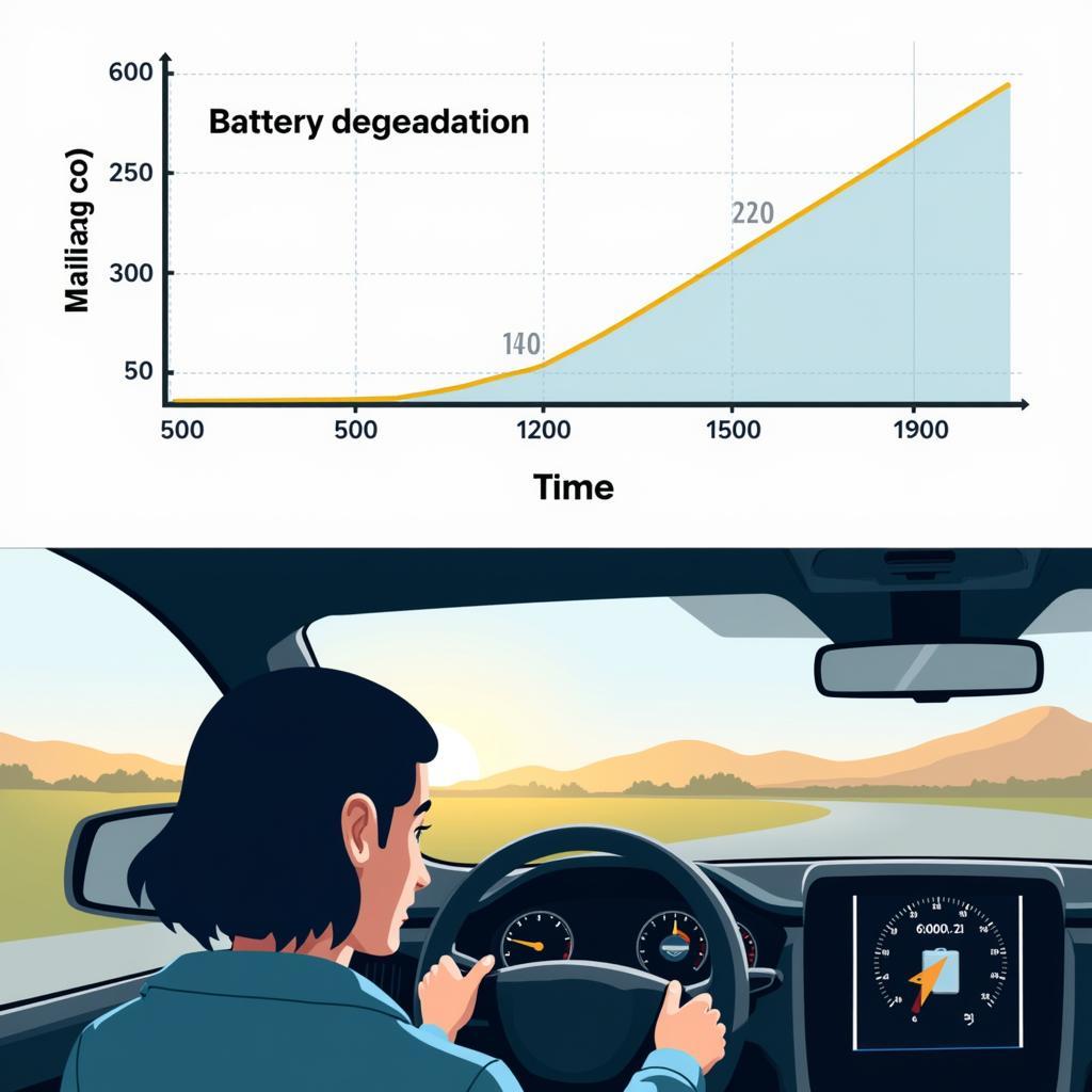 Battery Degradation and Range Anxiety in Electric Vehicles