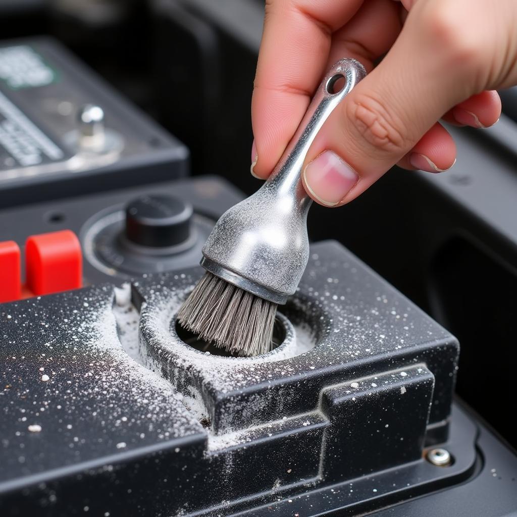 Cleaning Corroded Battery Terminals