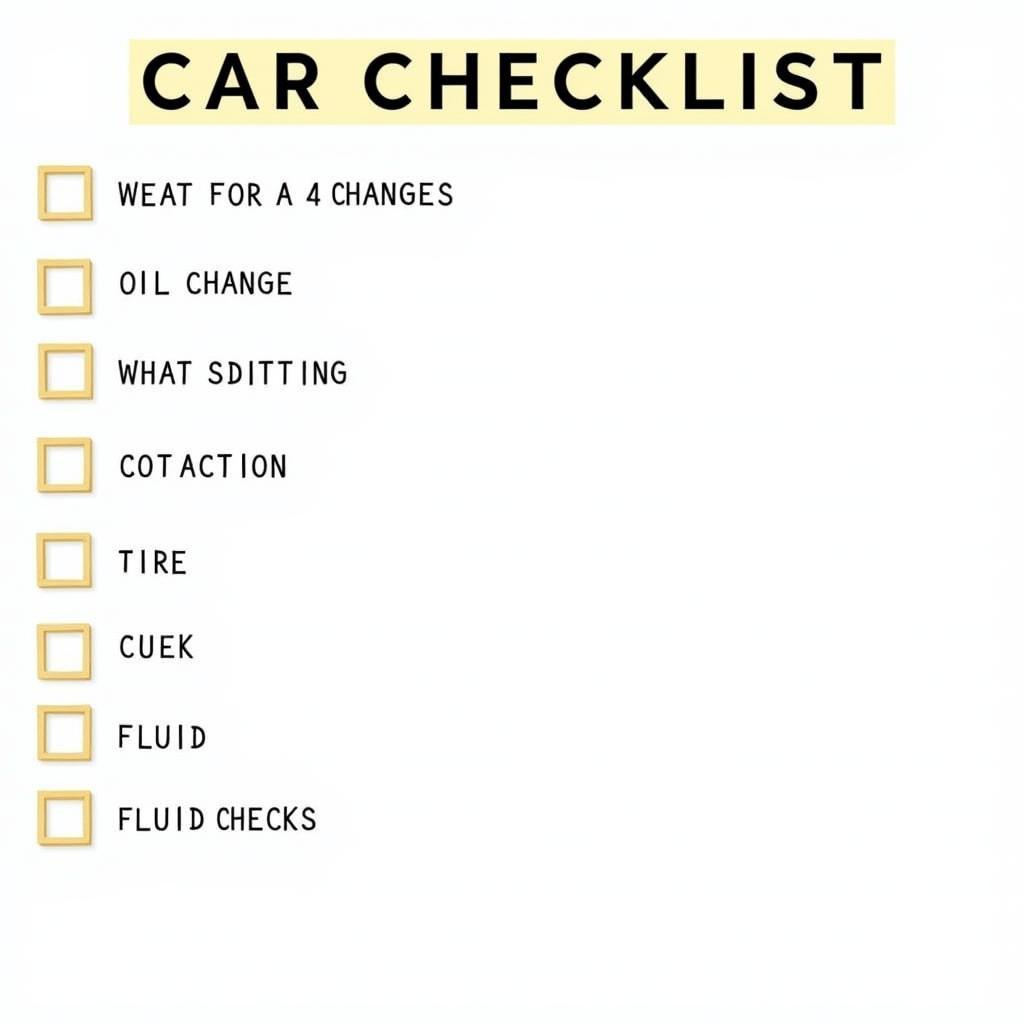 Best Preventative Car Maintenance Checklist