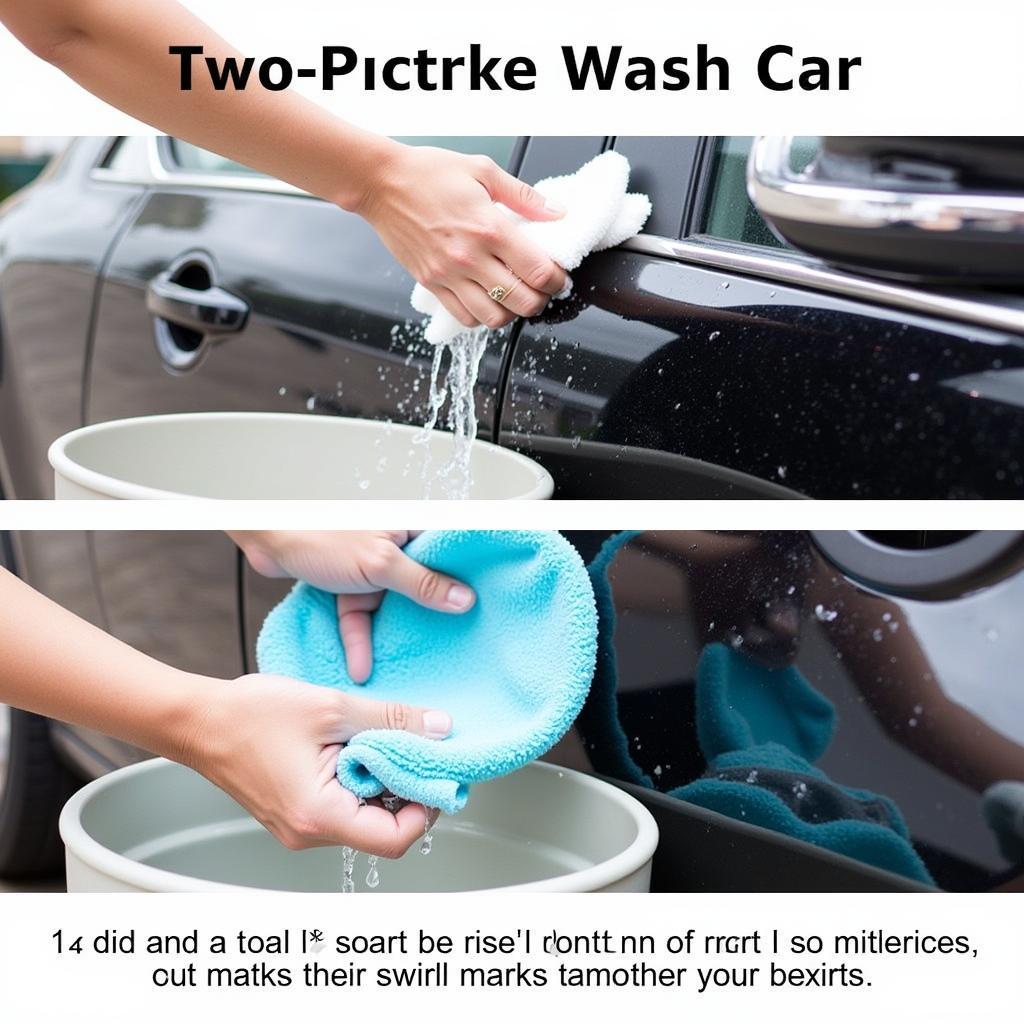 Black Car Two-Bucket Wash Method